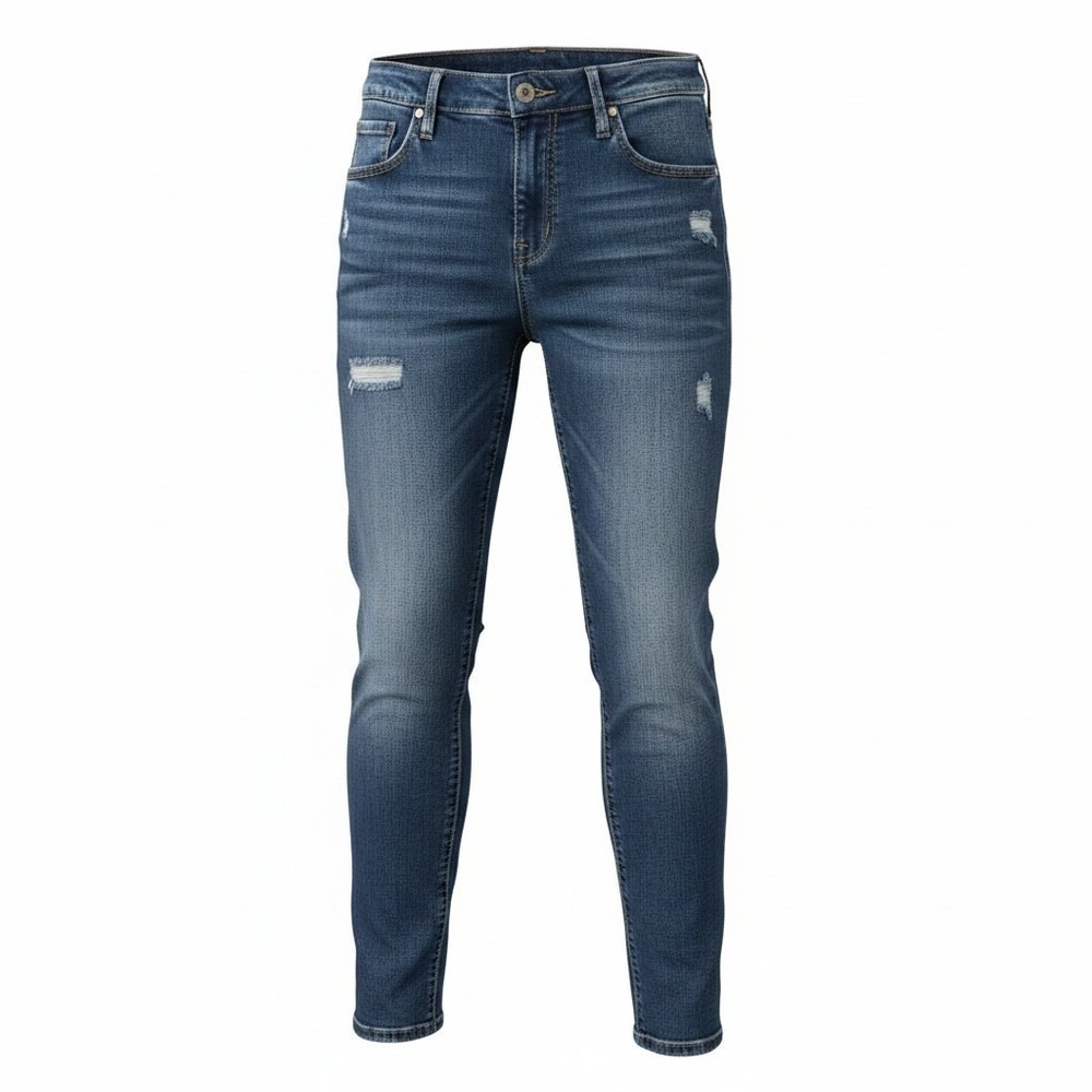 Democracy Ab‎ Technology Women Blue Denim Skinny Jeans Size 10  32x28 Stretch